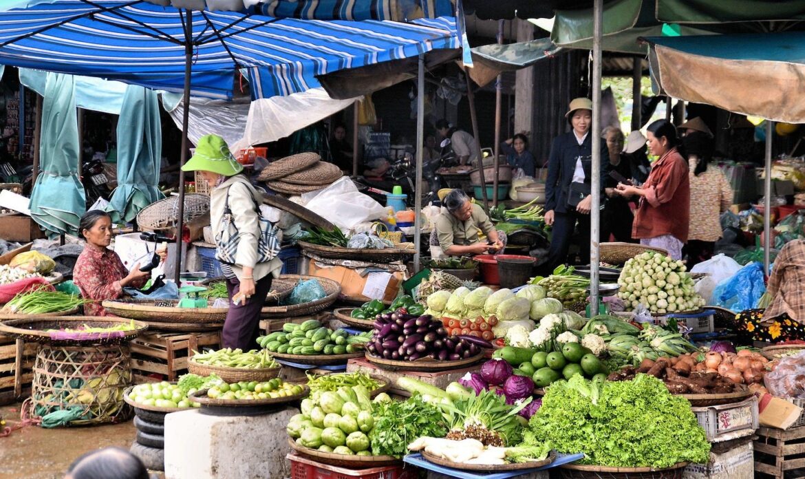 A typical market in Vietnam Understanding the Food System in Vietnam